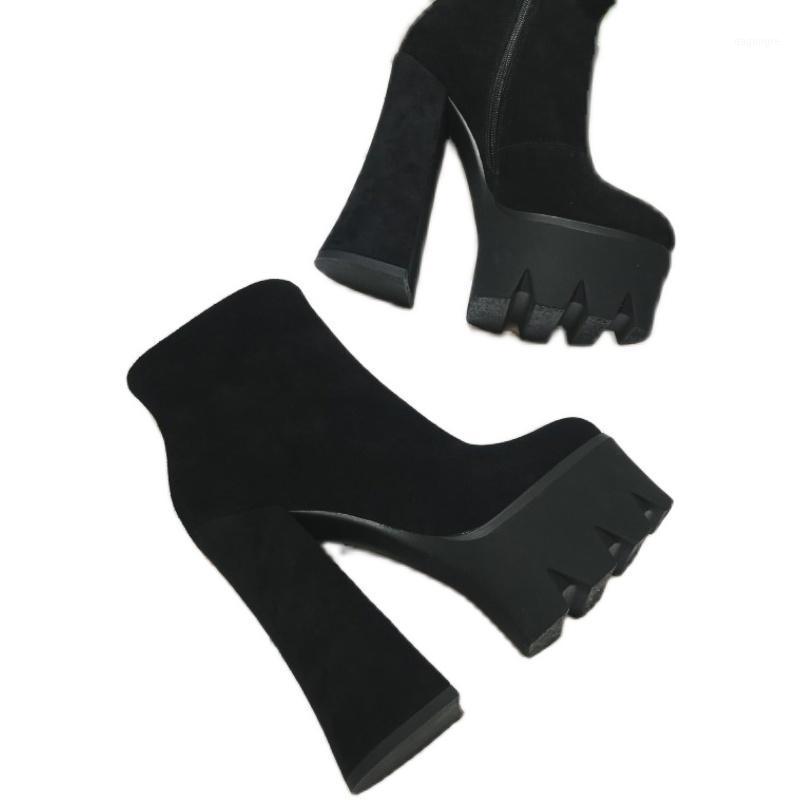 New 15cm Women Cow Suede Boots Women Thermal Winter Shoes Genuine Leather Ladies Autumn Shoes Fashion 5.5cm Platform Ankle Boots1, Cow suedefor autumn
New 15cm Women Cow Suede Boots Women Thermal Winter Shoes Genuine Leather Ladies Autumn Shoes Fashion 5.5cm Platform Ankle Boots1, Cow suedefor autumn