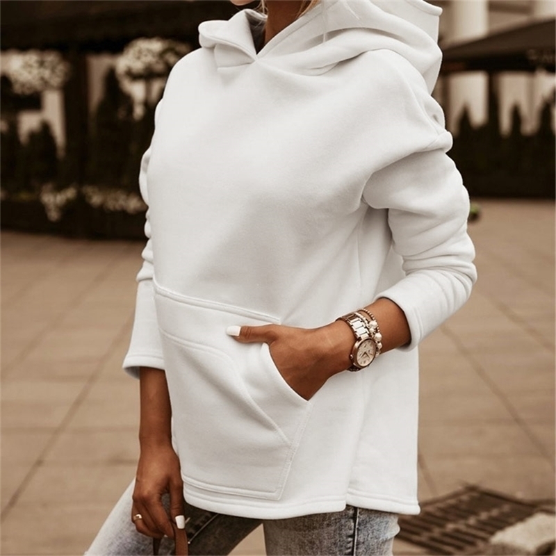 Fleece Warm Women' Sweatshirt Hoodie With a Hood Plain Front Pockets Sweatshirts Women Autumn Casual Sweety Ladies Hoodies 201216, Violet
Fleece Warm Women' Sweatshirt Hoodie With a Hood Plain Front Pockets Sweatshirts Women Autumn Casual Sweety Ladies Hoodies 201216, Violet