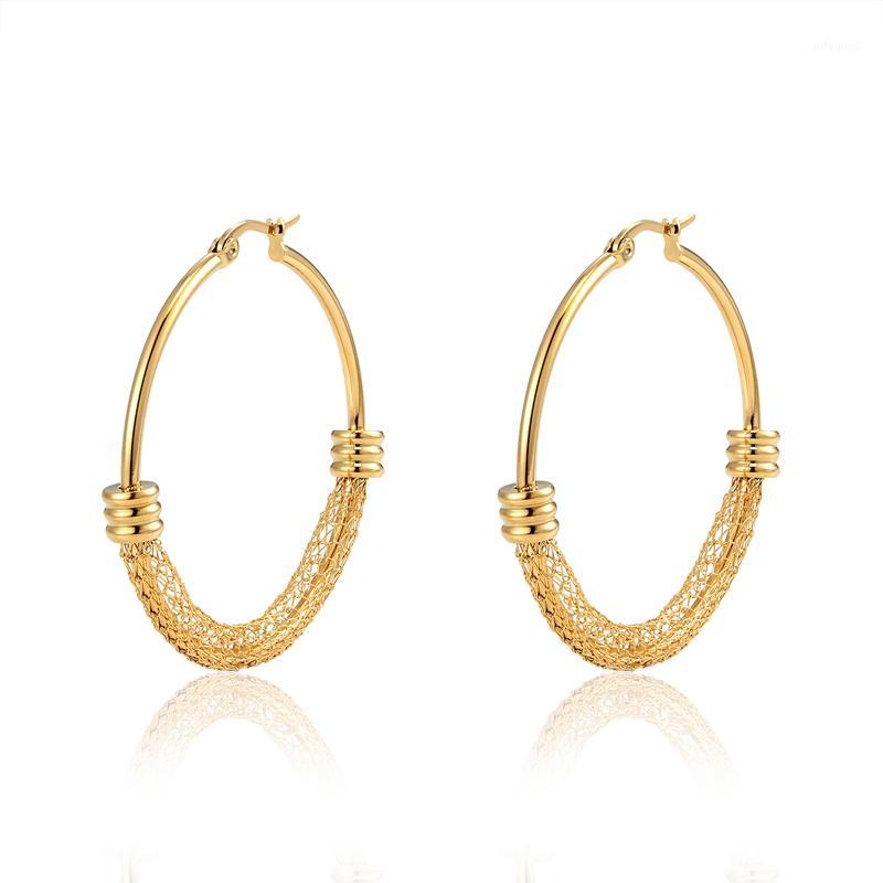 Hoop & Huggie Top Quality Titanium Steel Half Circle Hollow Gold And Silver Color Brand Earrings For Women Fashion Jewelry Gift Wholesale1
Hoop & Huggie Top Quality Titanium Steel Half Circle Hollow Gold And Silver Color Brand Earrings For Women Fashion Jewelry Gift Wholesale1