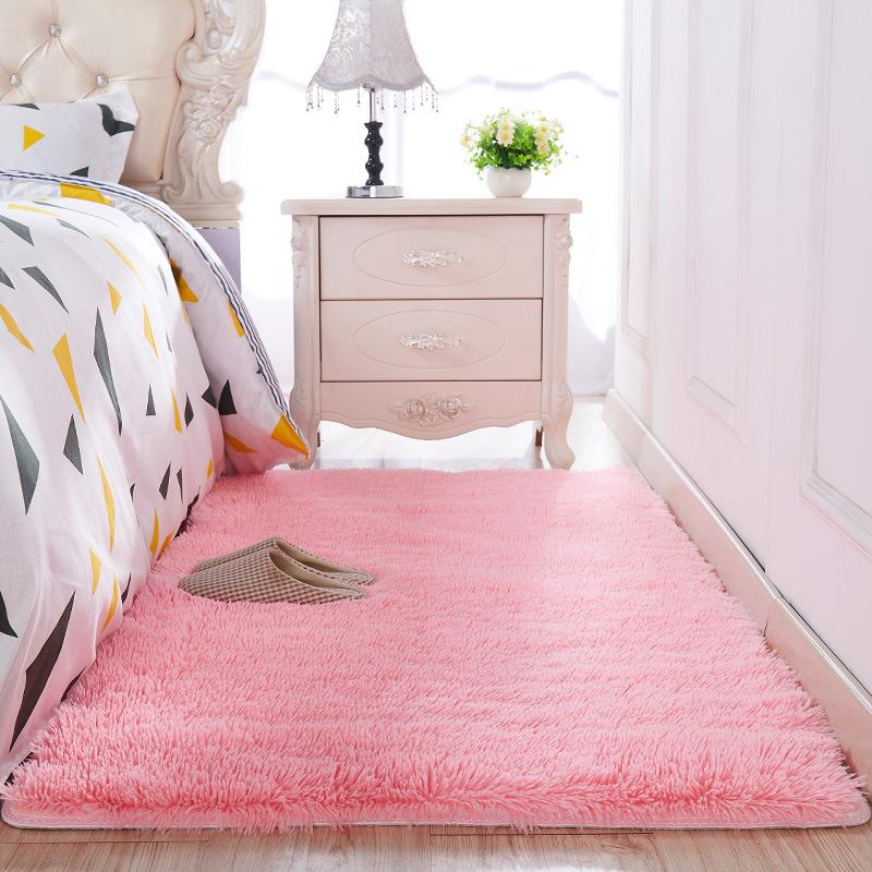 Shaggy Mat Carpet Thick Plush Bedroom Bedside Princess Room Sofa Cute Pink European Carpet Household Water Absorption Floor Rugs
Shaggy Mat Carpet Thick Plush Bedroom Bedside Princess Room Sofa Cute Pink European Carpet Household Water Absorption Floor Rugs