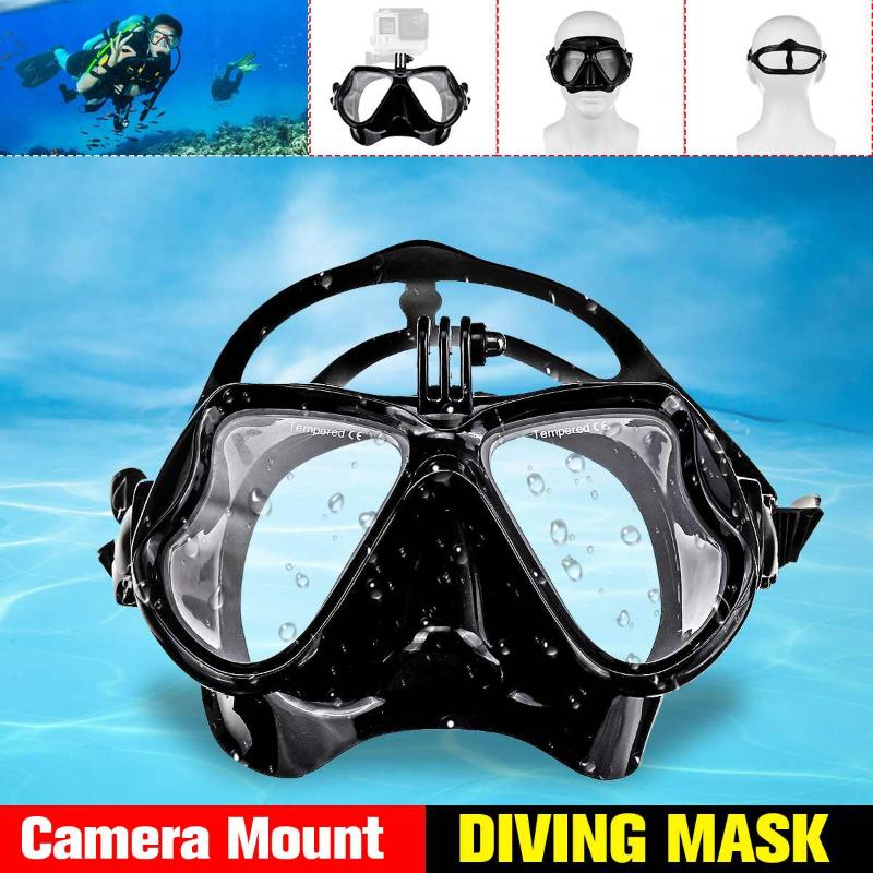 Scuba Diving Mask Anti Fog Goggles with Camera Mount Underwater Snorkel Half Face Nose Clip Swimming mask for Adult Youth
Scuba Diving Mask Anti Fog Goggles with Camera Mount Underwater Snorkel Half Face Nose Clip Swimming mask for Adult Youth