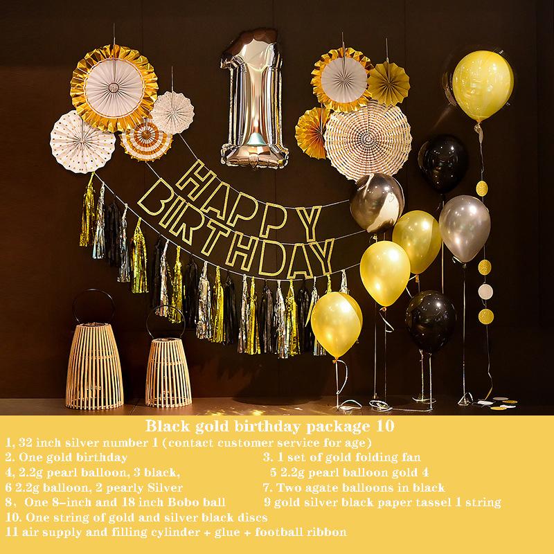 Adult Birthday Balloon Letter Rain Curtain Boy Black Gold Theme Personality Party Romantic Advertisement Arrangement 122
Adult Birthday Balloon Letter Rain Curtain Boy Black Gold Theme Personality Party Romantic Advertisement Arrangement 122