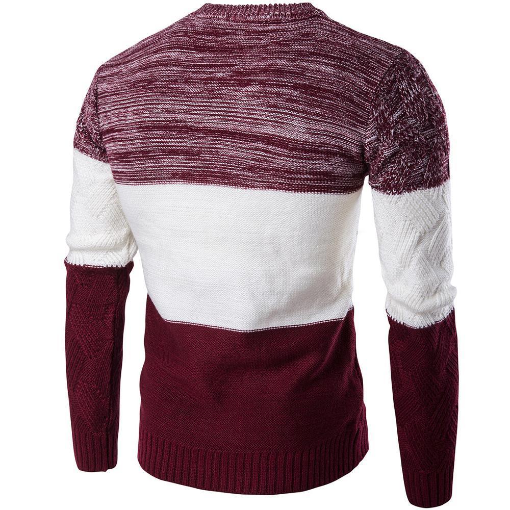 New Sweater MenS Casual Color Casual Male Sweater Clothing 201125