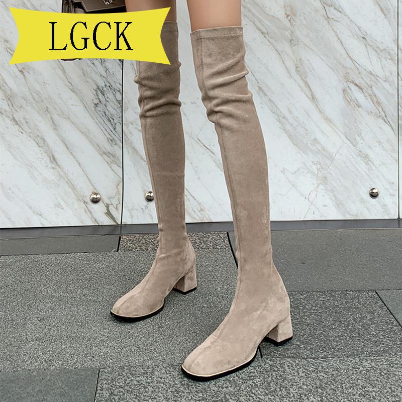 Plus Size 34-43 Fashion Women Boots Winter Over The Knee Heels Quality Suede Long Comfort Square Stretch Fabric Thigh High Boots, Black
Plus Size 34-43 Fashion Women Boots Winter Over The Knee Heels Quality Suede Long Comfort Square Stretch Fabric Thigh High Boots, Black