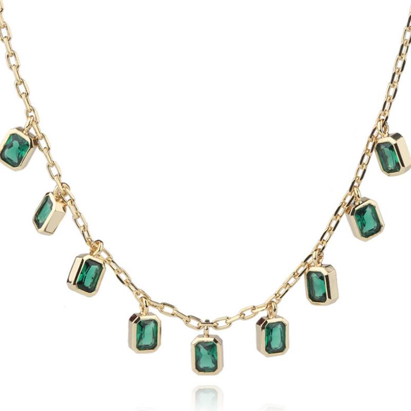 Green CZ Square Necklace 18K Gold Filled Dainty Chandalier Layering Necklace delicate Emerald Crystal Choker Jewelry
Green CZ Square Necklace 18K Gold Filled Dainty Chandalier Layering Necklace delicate Emerald Crystal Choker Jewelry