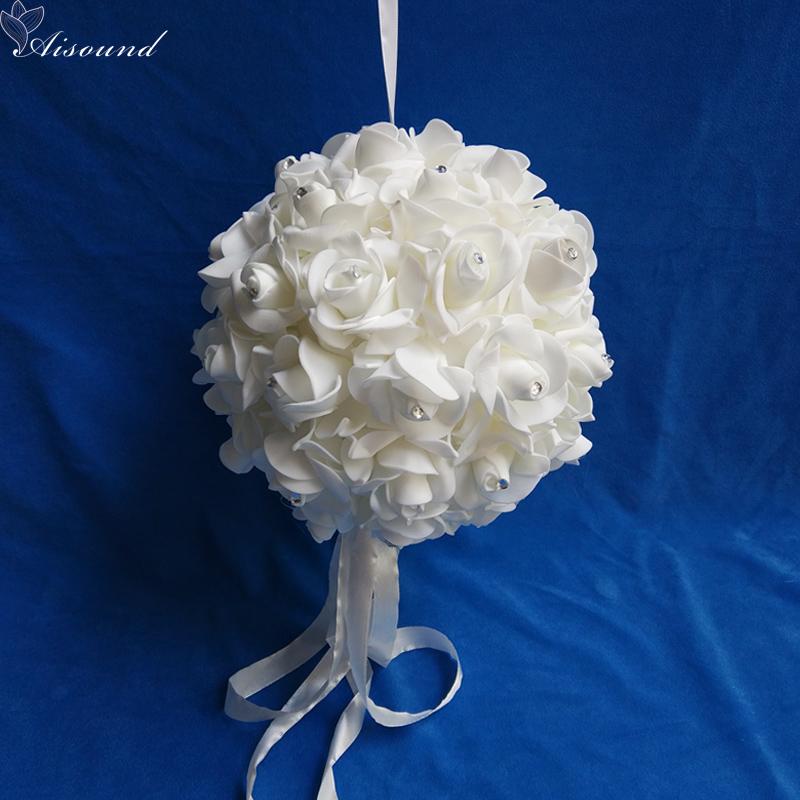 Aisound 9" Artificial Foam Rose Flower Balls Hanging Decoration Bouquet Wedding Flower Centerpieces Marriage Party Decor, White
Aisound 9" Artificial Foam Rose Flower Balls Hanging Decoration Bouquet Wedding Flower Centerpieces Marriage Party Decor, White