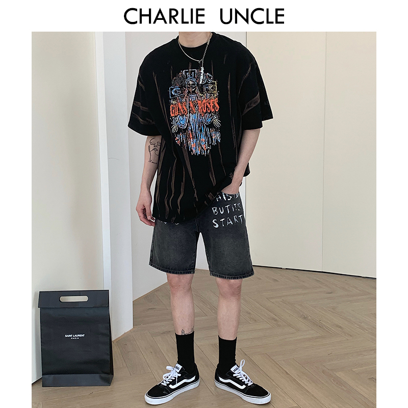 2021 New Summer Collection of Celebrity Web Self-styled Half Black Shirt Graffiti with Short Mangoes EPL7
2021 New Summer Collection of Celebrity Web Self-styled Half Black Shirt Graffiti with Short Mangoes EPL7