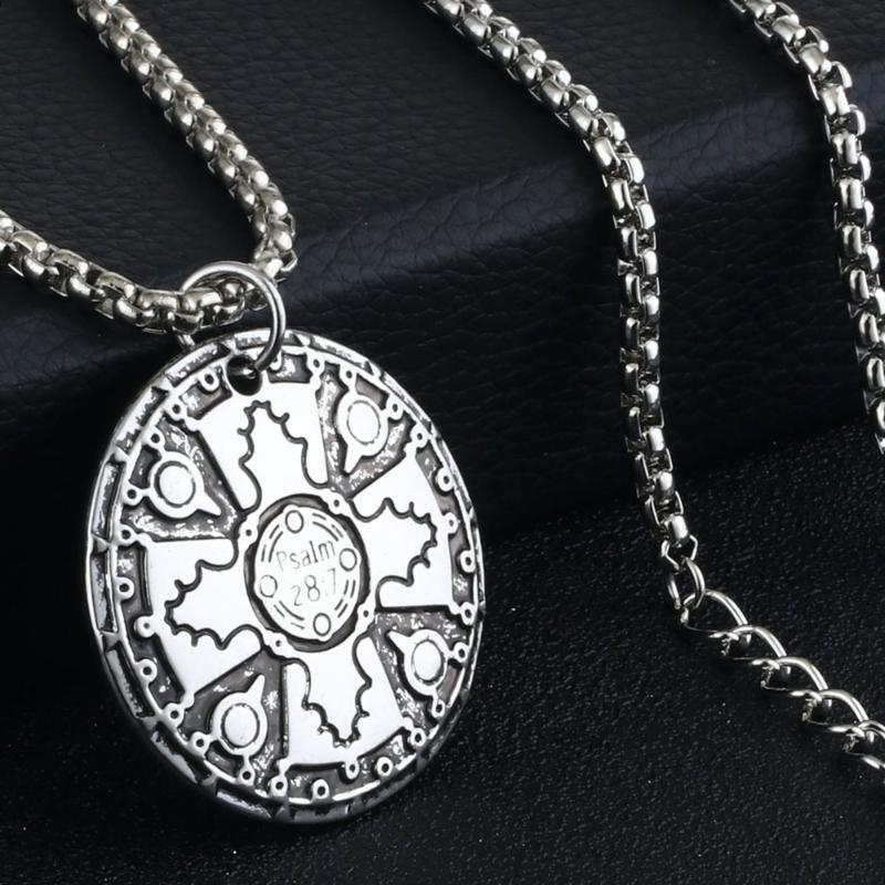 Bible Letter Necklaces for Men Women Silver Color Round Pendants Metal Link Chain Jewelry Collier Homme Quality Christmas MN158
Bible Letter Necklaces for Men Women Silver Color Round Pendants Metal Link Chain Jewelry Collier Homme Quality Christmas MN158