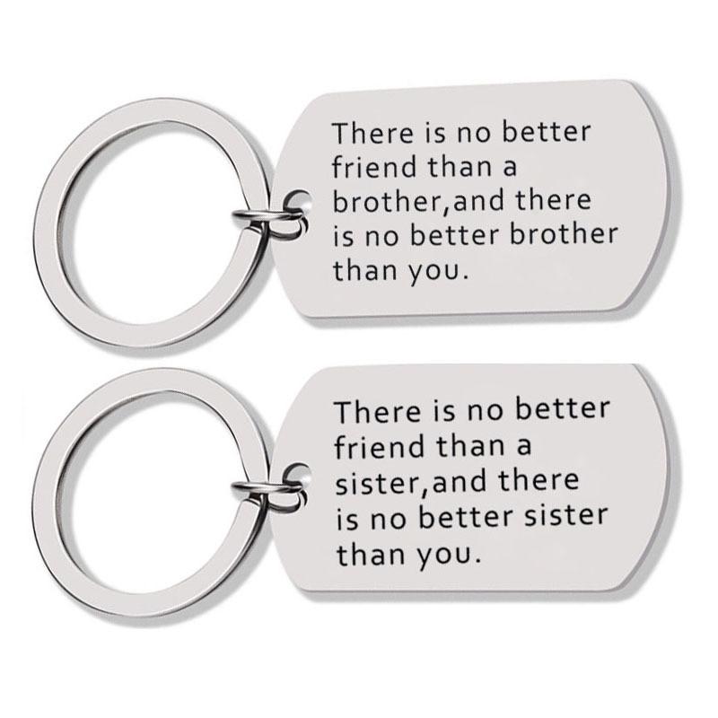 Popular Brother Keychain Brother Birthday Gifts Big Gift For Men Little Stainless Steel Key Ring
Popular Brother Keychain Brother Birthday Gifts Big Gift For Men Little Stainless Steel Key Ring
