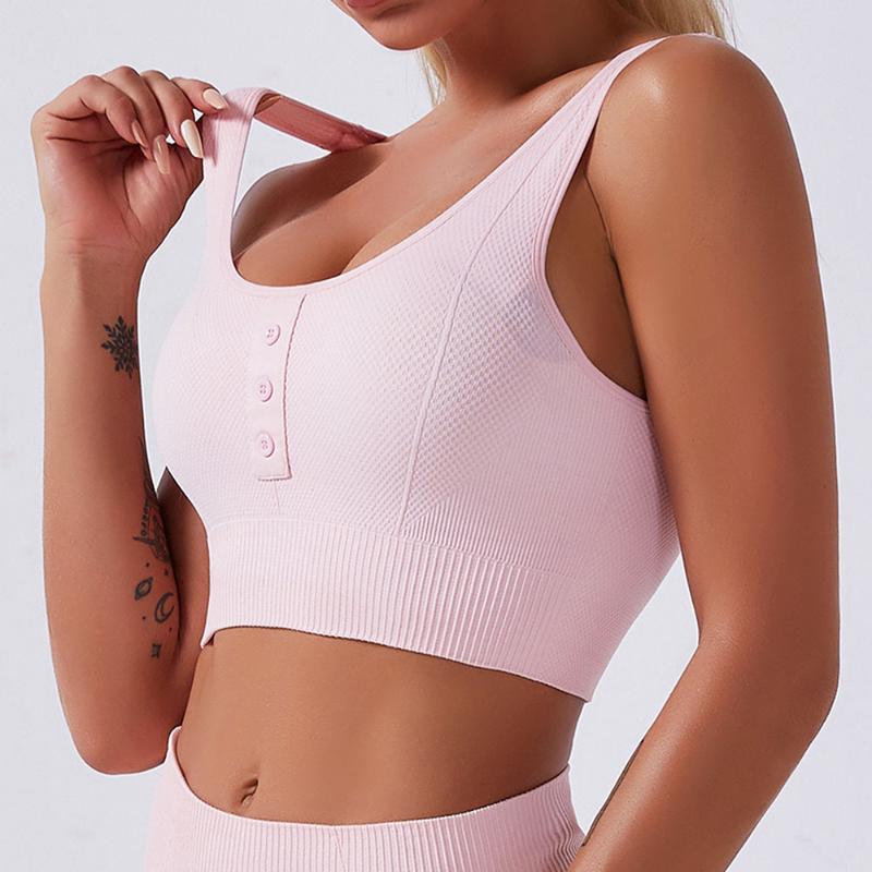 Pink Fitness Sport Bra Top Women Underwear Yoga Bras Crop Tops Padded Seamless Workout Yoga Tank High Support Running Gymwear, Black bra
Pink Fitness Sport Bra Top Women Underwear Yoga Bras Crop Tops Padded Seamless Workout Yoga Tank High Support Running Gymwear, Black bra