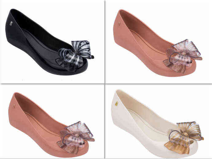 New Melissa same women's shoes shallow mouth single shoes bow fish mouth jelly sandals parent-child flat bottom beach shoes, Adult black 
New Melissa same women's shoes shallow mouth single shoes bow fish mouth jelly sandals parent-child flat bottom beach shoes, Adult black