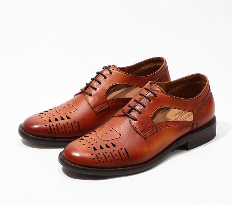 Brogue shoes men genuine leather carved dress sheos smart casual sandals gladiator cut-outs breathable summer flats loafers1, Black
Brogue shoes men genuine leather carved dress sheos smart casual sandals gladiator cut-outs breathable summer flats loafers1, Black