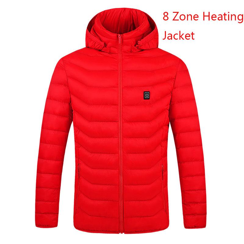 New 8 Areas Heating Skiing Jacket USB Charging Winter Electric Heated Coat Hooded Outdoor Hunting Hiking Thermal Outer Clothing, Blue 2 zone heating
New 8 Areas Heating Skiing Jacket USB Charging Winter Electric Heated Coat Hooded Outdoor Hunting Hiking Thermal Outer Clothing, Blue 2 zone heating