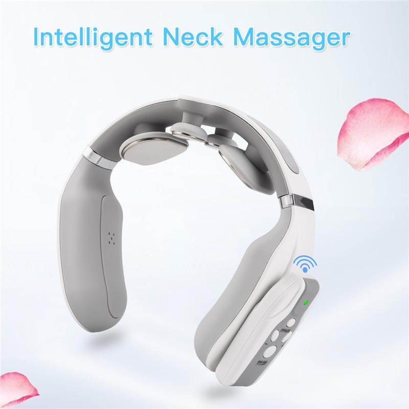 4D Wireless Smart Electric Neck Massager Massage Body Shoulde Pain Relief with Electronic Pad
4D Wireless Smart Electric Neck Massager Massage Body Shoulde Pain Relief with Electronic Pad