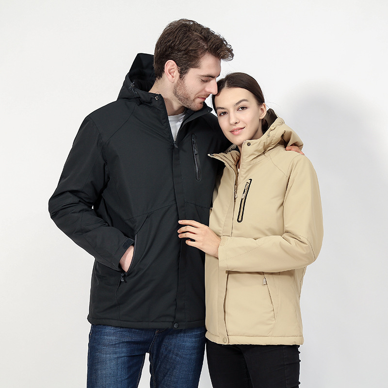 Sports outdoor windproof ski suits for men and women thickened and cotton waterproof mountaineering suits men's jackets couples heating jack, Black;brown
Sports outdoor windproof ski suits for men and women thickened and cotton waterproof mountaineering suits men's jackets couples heating jack, Black;brown