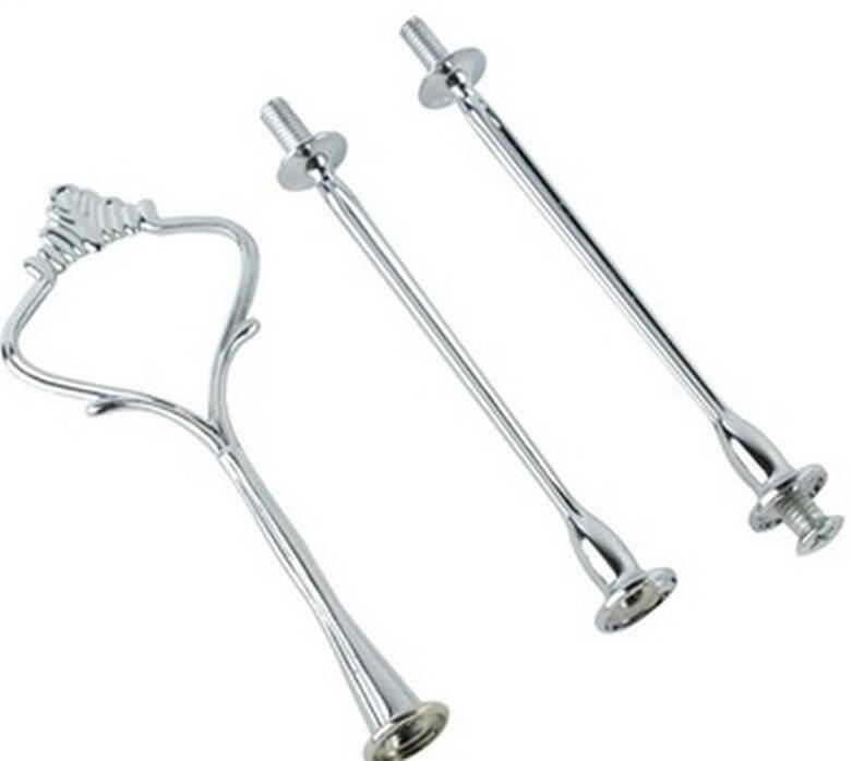 2020 small size New Arrival 3 Tier 45g Cake Plate Stand Handle Fitting Silver Gold Wedding Party Crown Rod
2020 small size New Arrival 3 Tier 45g Cake Plate Stand Handle Fitting Silver Gold Wedding Party Crown Rod