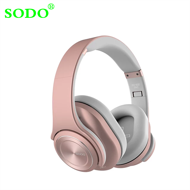 SODO ANC600 Bluetooth V5.0 Headphones Active Noise Cancelling Headphone Foldable HiFi Wireless Headset Over ear with microphone, Black
SODO ANC600 Bluetooth V5.0 Headphones Active Noise Cancelling Headphone Foldable HiFi Wireless Headset Over ear with microphone, Black
