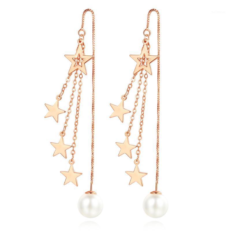 Luxury Little Star Pearl 925 Sterling Silver Lady Long Tassel Drop Earrings Jewelry For Women Wholesale Price1
Luxury Little Star Pearl 925 Sterling Silver Lady Long Tassel Drop Earrings Jewelry For Women Wholesale Price1