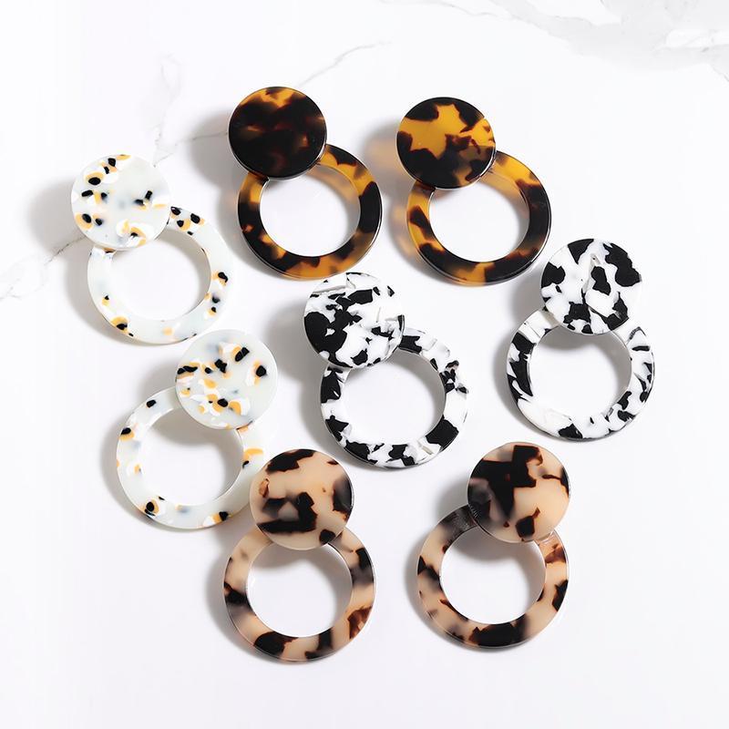 Tortoiseshell Brincos Leopard Earring Women Round Earring Geometry Earrings Acrylic Earrings for Women Charm Jewelry Wholesale1
Tortoiseshell Brincos Leopard Earring Women Round Earring Geometry Earrings Acrylic Earrings for Women Charm Jewelry Wholesale1