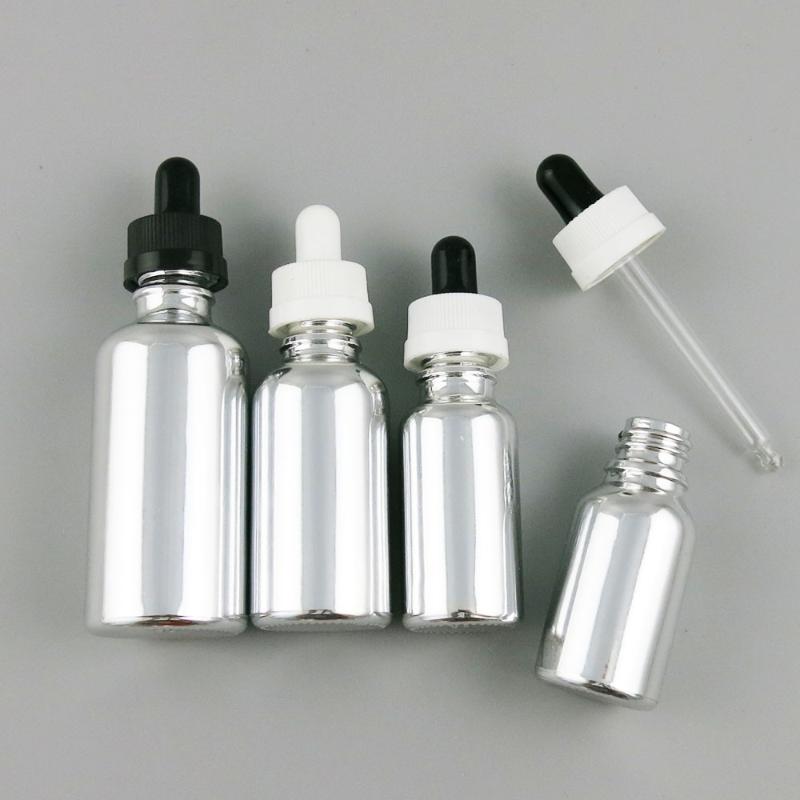 200 x New Design Refillable Empty Silver Glass Essential Oil Bottle With Save Drop 5ml 10ml 20ml 30ml 50ml 100ml
200 x New Design Refillable Empty Silver Glass Essential Oil Bottle With Save Drop 5ml 10ml 20ml 30ml 50ml 100ml