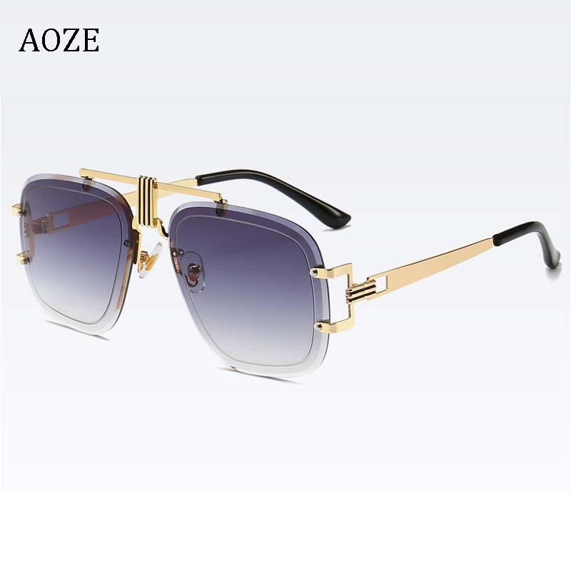 AOZE 2020 Cool Men Sunglasses Tint Color Rimless Quality Male unisex Sun Glasses UV400 Square Style Eyewear Indoor and outdoor
AOZE 2020 Cool Men Sunglasses Tint Color Rimless Quality Male unisex Sun Glasses UV400 Square Style Eyewear Indoor and outdoor