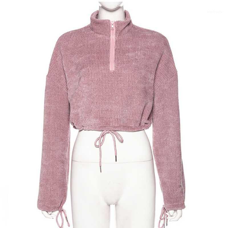 Women' foreign style corduroy yoga sports tie short running sports top solid color high collar sleeve breathable fitness suit1, Pink
Women' foreign style corduroy yoga sports tie short running sports top solid color high collar sleeve breathable fitness suit1, Pink