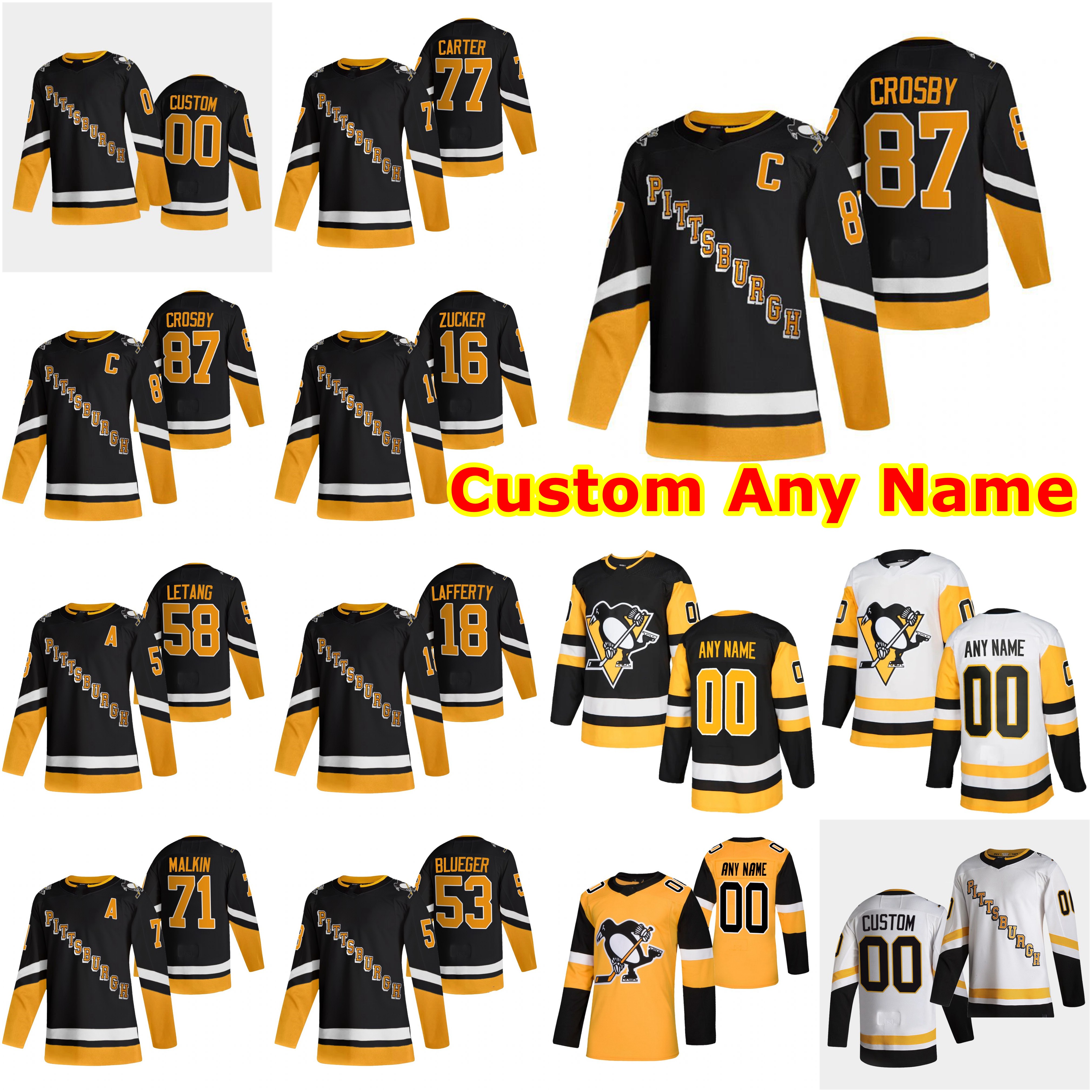 2022 Third Pittsburgh Penguins Hockey Jerseys Sidney Crosby Jersey Evgeni Malkin Jake Guentzel Kris Letang Bryan Rust Custom Stitched, Men yellow alternate
2022 Third Pittsburgh Penguins Hockey Jerseys Sidney Crosby Jersey Evgeni Malkin Jake Guentzel Kris Letang Bryan Rust Custom Stitched, Men yellow alternate