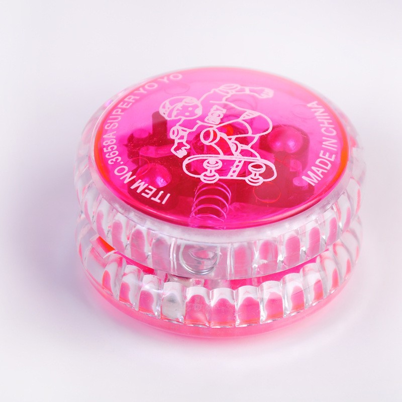 YoYo Ball Luminous Toy New LED Flashing Child Clutch Mechanism YoYo Toys for Kids PartyEntertainment Bulk