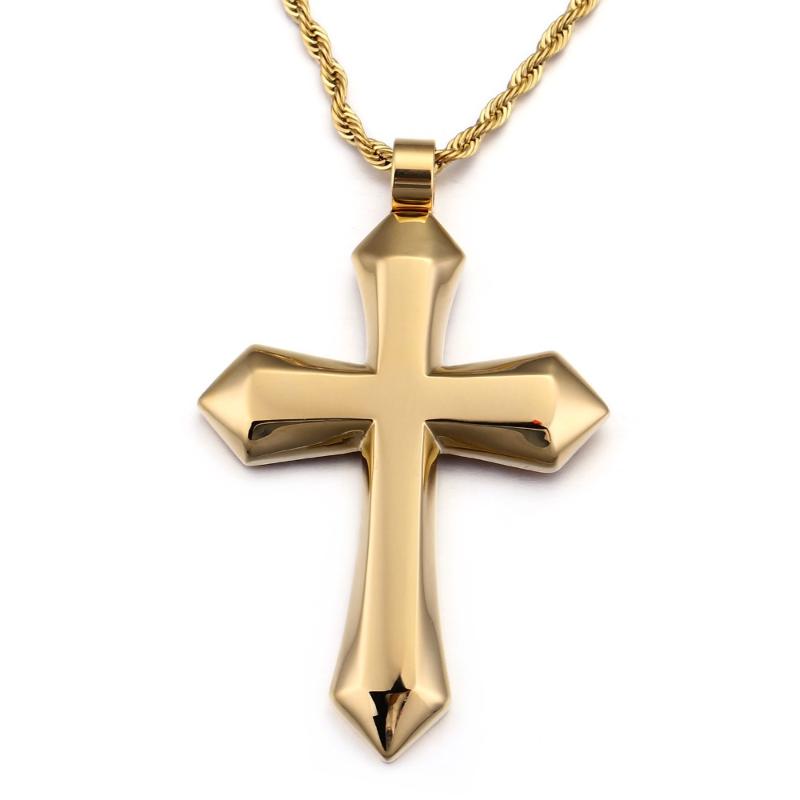 Punk Large Cruz Pendant Necklace For Men Male Stainless Steel Shiny Waterproof Boyfriend Gift
Punk Large Cruz Pendant Necklace For Men Male Stainless Steel Shiny Waterproof Boyfriend Gift