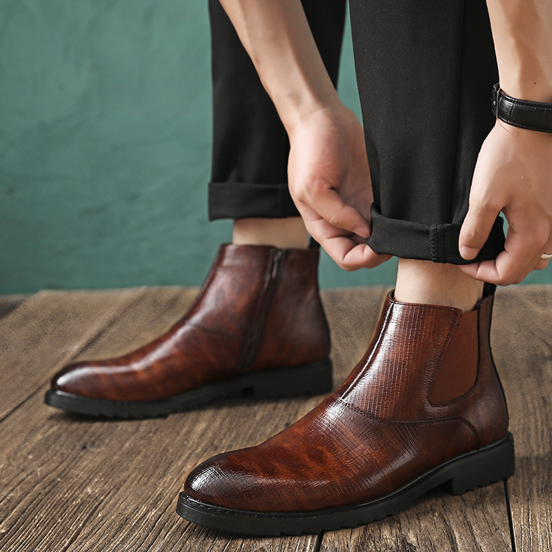 2020 Newest Custom Plutonium Leather Slip-on-the-ankle Dwaterproof Bootleg Boots Water Male Shoes Classic Retro Boot 5zka, Black
2020 Newest Custom Plutonium Leather Slip-on-the-ankle Dwaterproof Bootleg Boots Water Male Shoes Classic Retro Boot 5zka, Black
