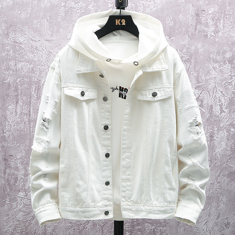Spring 2021 and Fall the New Stripe Denim Korean-style Jacket in Sleeve Long Sleeves Beautiful Men's Clothes Free Shipping PWOE, Black
Spring 2021 and Fall the New Stripe Denim Korean-style Jacket in Sleeve Long Sleeves Beautiful Men's Clothes Free Shipping PWOE, Black