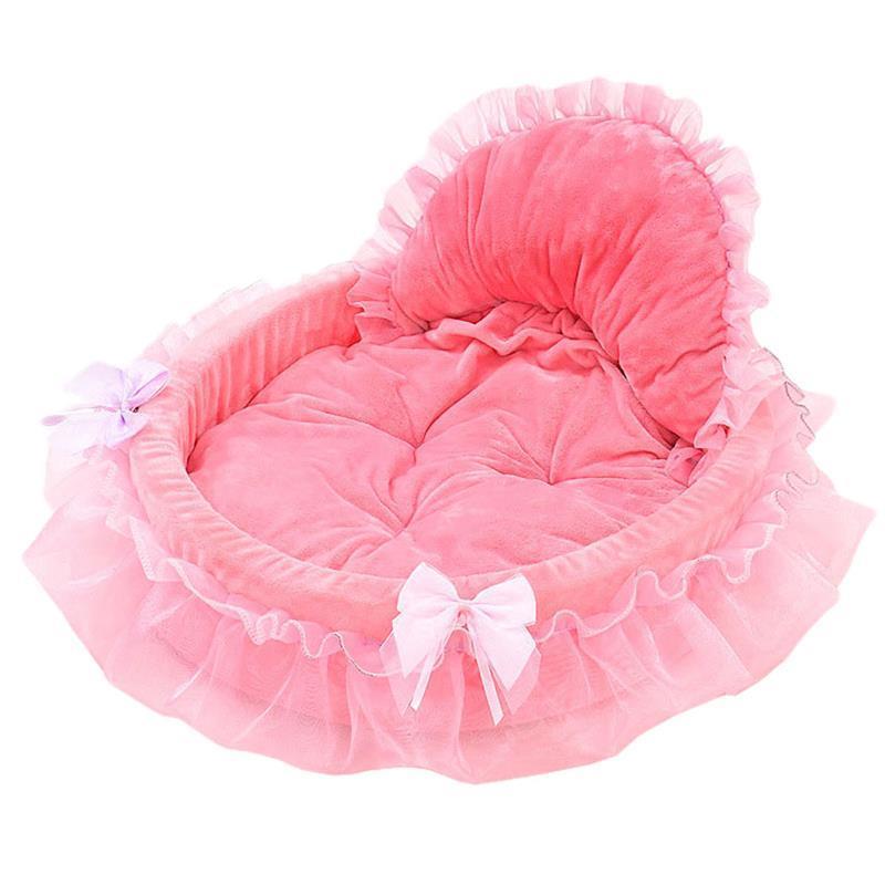New Luxury Lace Pet Bed Sleep Comfortable Pet Princess Cat Kitty Sofa Warm Dog Mattress Beautiful Circular Bed
New Luxury Lace Pet Bed Sleep Comfortable Pet Princess Cat Kitty Sofa Warm Dog Mattress Beautiful Circular Bed