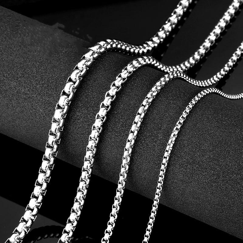FDLK Steel soldier Men Spiga Plait Necklace Chain 2.5mm/3.5mm/4.5mm/5.5mm Width 316L Stainless Steel Silver Color jewelry
FDLK Steel soldier Men Spiga Plait Necklace Chain 2.5mm/3.5mm/4.5mm/5.5mm Width 316L Stainless Steel Silver Color jewelry