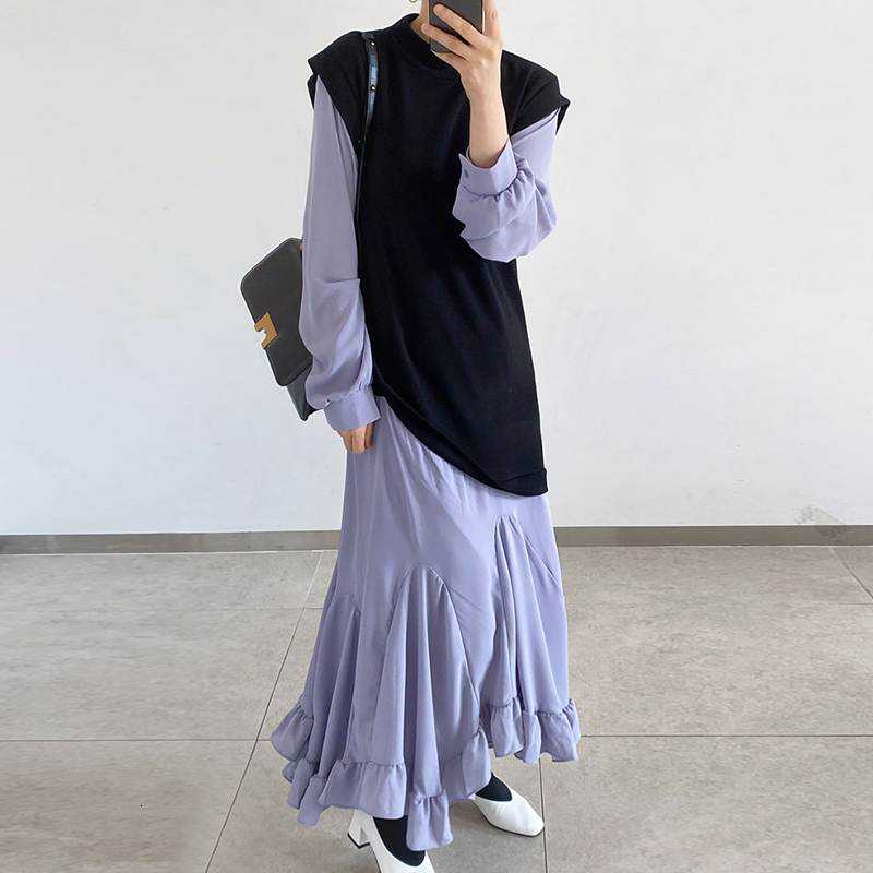 2021 New Female Dress Shredded Turtleneck Long Sleeves Loosened Asymmetric to Mid-calf Line Dressed Spring 1UIR, White
2021 New Female Dress Shredded Turtleneck Long Sleeves Loosened Asymmetric to Mid-calf Line Dressed Spring 1UIR, White