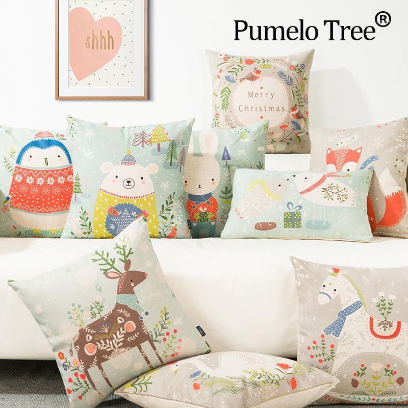 Cartoon Animal Pillow Cover Decorative Pillowcases Deer Christmas Gift Cute Cushion Cover Decorative Cushion1, P29-10
Cartoon Animal Pillow Cover Decorative Pillowcases Deer Christmas Gift Cute Cushion Cover Decorative Cushion1, P29-10