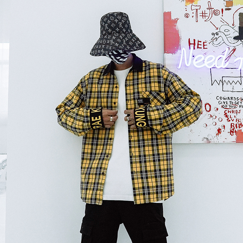 2021 Spring Summer New Plaid Street Fashion Big Size Comfortable Hip Shirt Men's Clothes Hgys, Black and white.
2021 Spring Summer New Plaid Street Fashion Big Size Comfortable Hip Shirt Men's Clothes Hgys, Black and white.