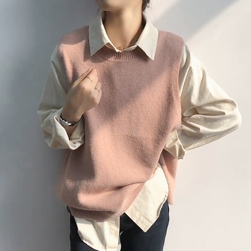 New 2021 Autumn O-neck Sleeveless Knitted Material Women Chic Pullovers Vest Tops Chaleco Mujer Gilet Casaco Feminino Chzb, Yellow vest
New 2021 Autumn O-neck Sleeveless Knitted Material Women Chic Pullovers Vest Tops Chaleco Mujer Gilet Casaco Feminino Chzb, Yellow vest