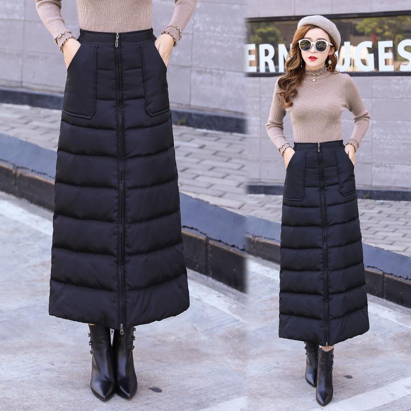 HAYBLST Brand Woman Skirt 2021 New Autumn Winter Down Skirts Womens Plus Size Clothes Korean Style Tall Waist Windbreak Clothing, Black
HAYBLST Brand Woman Skirt 2021 New Autumn Winter Down Skirts Womens Plus Size Clothes Korean Style Tall Waist Windbreak Clothing, Black