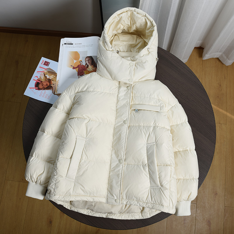 Women Fashion Coat Casual Hooded Parkas Single Breasted Windbreaker Warm Winter Coat 90% Thick White Duck Down Jacket 3 Color, Black
Women Fashion Coat Casual Hooded Parkas Single Breasted Windbreaker Warm Winter Coat 90% Thick White Duck Down Jacket 3 Color, Black
