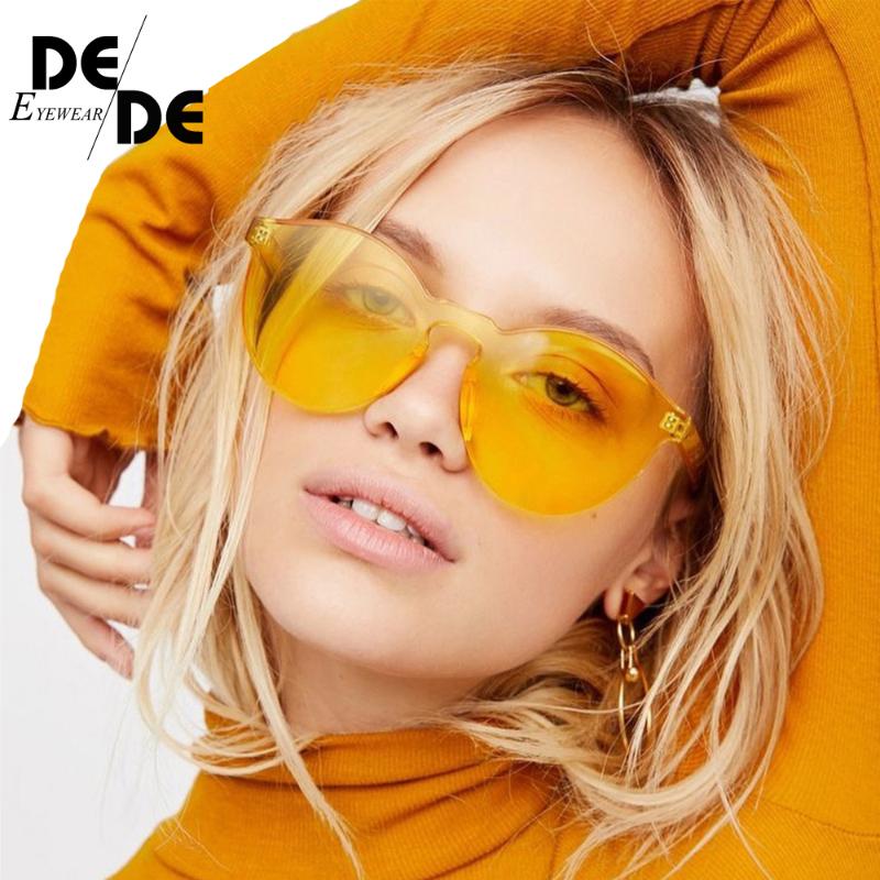 Summer Rimless Sunglasses Women Brand Designer Transparent Shades Sun Glasses Cool Color UV400 gafas
Summer Rimless Sunglasses Women Brand Designer Transparent Shades Sun Glasses Cool Color UV400 gafas