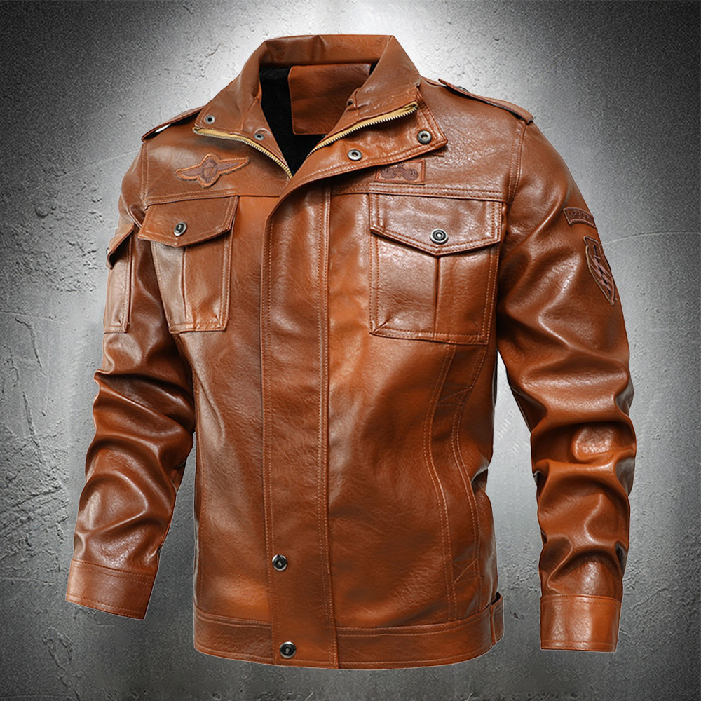 Male motorcycle vintage plutonium biker leather turn-down collar jacket autumn fashion man streetwear plus, Green
Male motorcycle vintage plutonium biker leather turn-down collar jacket autumn fashion man streetwear plus, Green