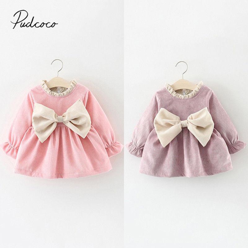 Girl's Dresses 2021 Brand 0-3Y Princess Born Infant Kid Baby Girl Party Dress Ruffles Bowknot Long Sleeve Solid Knee-Length A-Line, Red;yellow
Girl's Dresses 2021 Brand 0-3Y Princess Born Infant Kid Baby Girl Party Dress Ruffles Bowknot Long Sleeve Solid Knee-Length A-Line, Red;yellow