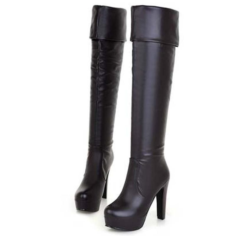 Karin Wholesale New Brand Shoes Women High Quality Solid over-the-knee Boots Spike Heels Platform slip-on Thigh Booties, Black
Karin Wholesale New Brand Shoes Women High Quality Solid over-the-knee Boots Spike Heels Platform slip-on Thigh Booties, Black