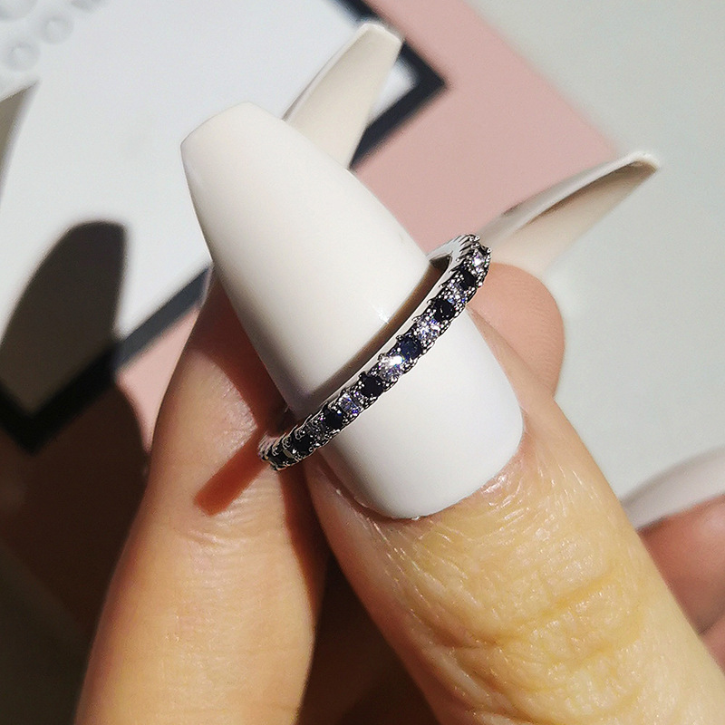 Choucong 2022 Wedding Rings Top Sell Sparkling Luxury Jewelry 925 Sterling Silver Pave White Topaz CZ Diamond Gemstones Promise Women 4 Rings For Love