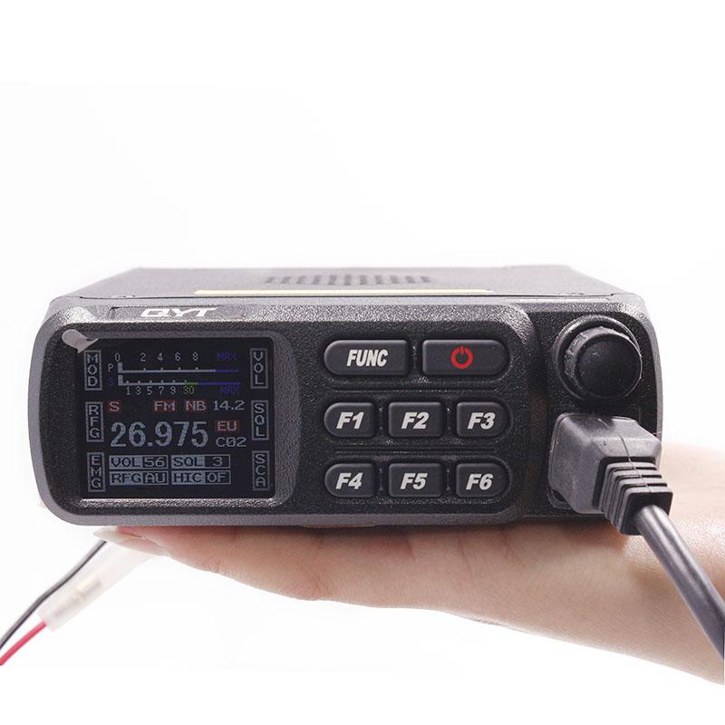 QYT CB-27 CB Radio 26.965-27.405MHz AM/FM 12/24V 4W LCD Screen Shortware Citizen Band Multi-Norms CB Car Radio Mobile
QYT CB-27 CB Radio 26.965-27.405MHz AM/FM 12/24V 4W LCD Screen Shortware Citizen Band Multi-Norms CB Car Radio Mobile