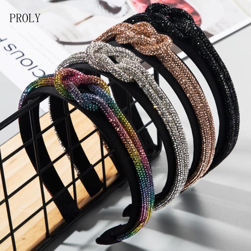 PROLY New 2020 Women Headband Classic Rhinestone Chain Headband Cross Knot Hair Band Baroque Luxury Hair Accessories
PROLY New 2020 Women Headband Classic Rhinestone Chain Headband Cross Knot Hair Band Baroque Luxury Hair Accessories