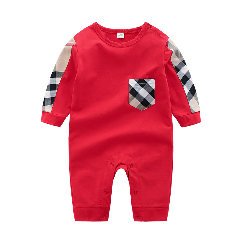 Baby Clothes Baby Stripe Rompers Spring Autumn New Romper Cotton Baby Girls Boy Kids Designer Infant Jumpsuits, Red
Baby Clothes Baby Stripe Rompers Spring Autumn New Romper Cotton Baby Girls Boy Kids Designer Infant Jumpsuits, Red