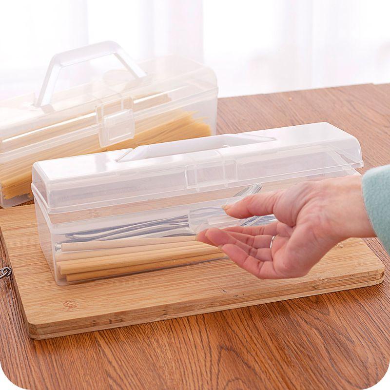 Kitchen Handheld Chopsticks Tableware Spaghetti Noodle Storage Box Pasta Container With Lid
Kitchen Handheld Chopsticks Tableware Spaghetti Noodle Storage Box Pasta Container With Lid