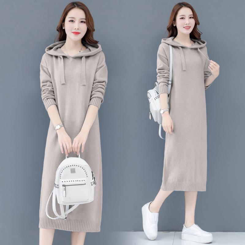 #1016 Hooded Sweater Dress Women Loose Straight Knitted Dress Korean Fashion Ladies Midi Dresses Long Sleeved Woman Autumn, Beige
#1016 Hooded Sweater Dress Women Loose Straight Knitted Dress Korean Fashion Ladies Midi Dresses Long Sleeved Woman Autumn, Beige