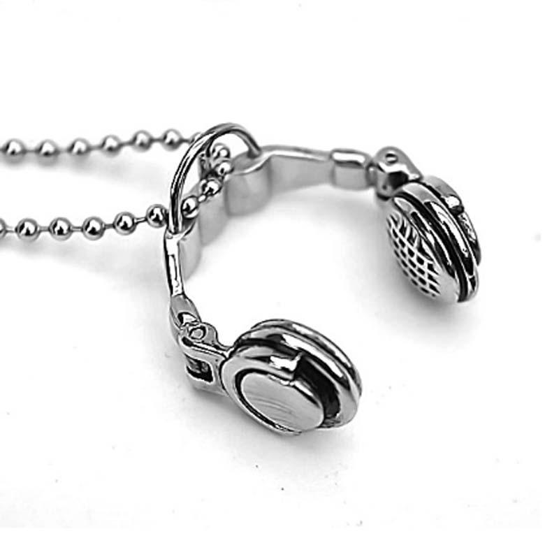 Headphone Pendant Stainless Steel Necklace Hiphop Style Fashion Male Jewelry Personality Cloth Accessories
Headphone Pendant Stainless Steel Necklace Hiphop Style Fashion Male Jewelry Personality Cloth Accessories